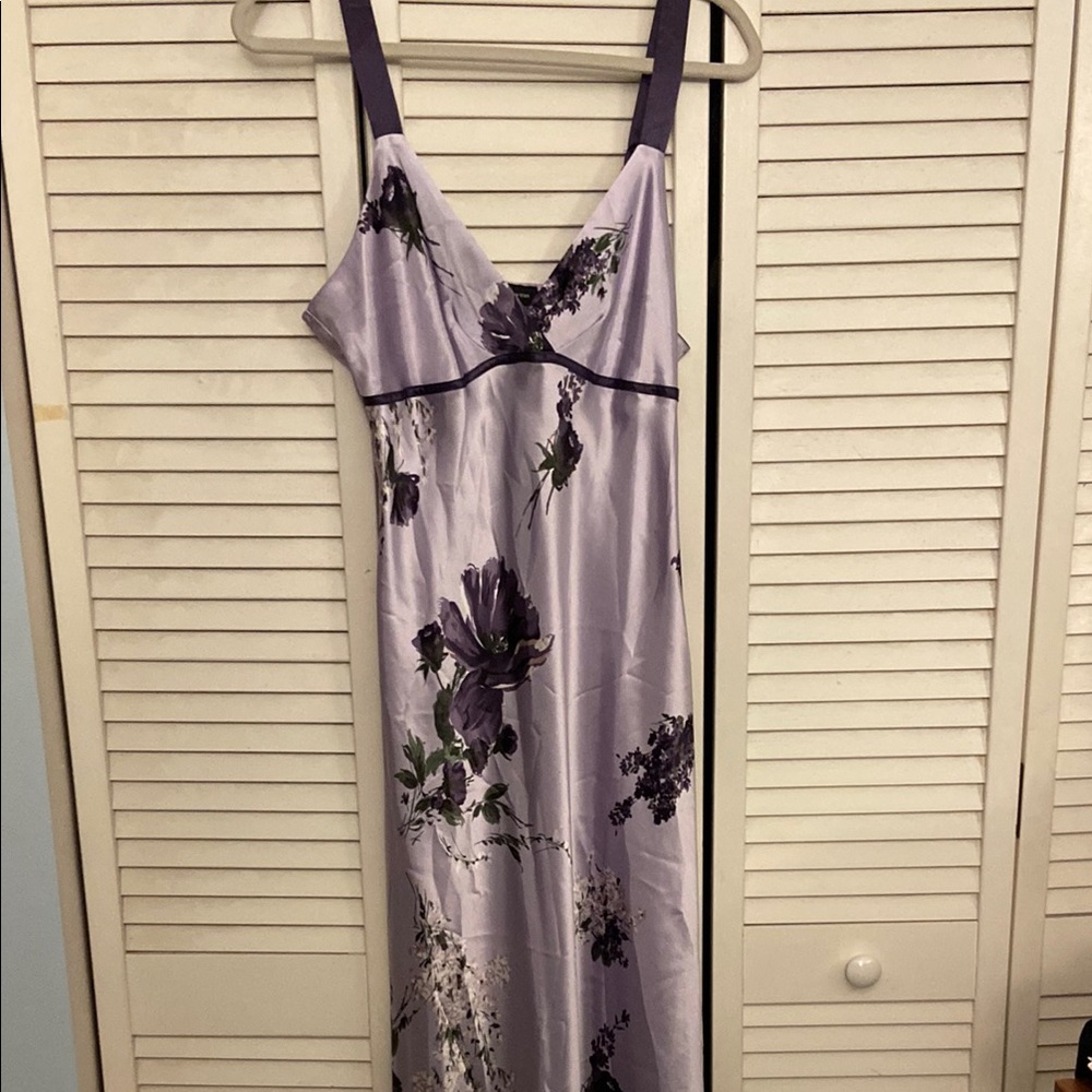 Jones New York Lavender and Purple Floral Chemise